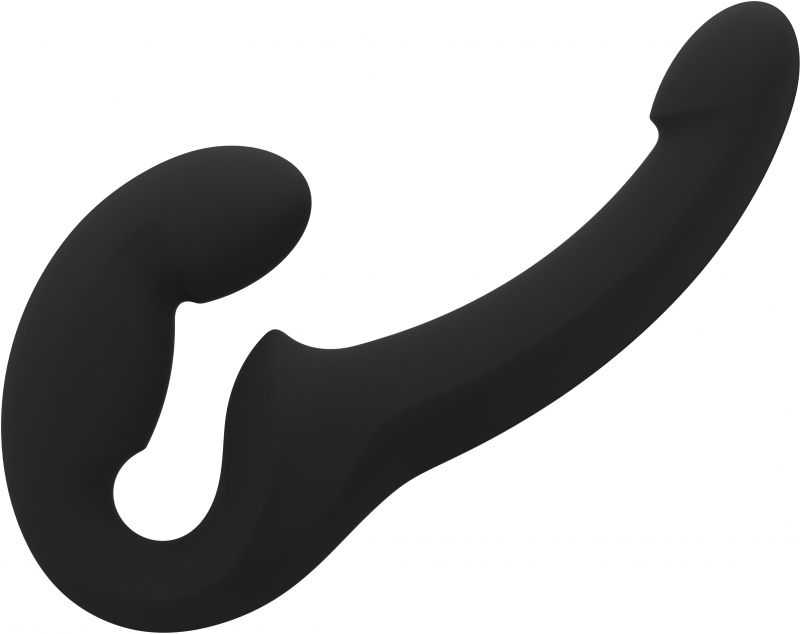 Безремневой анатомический страпон "Fun Factory Share Lite" черный 